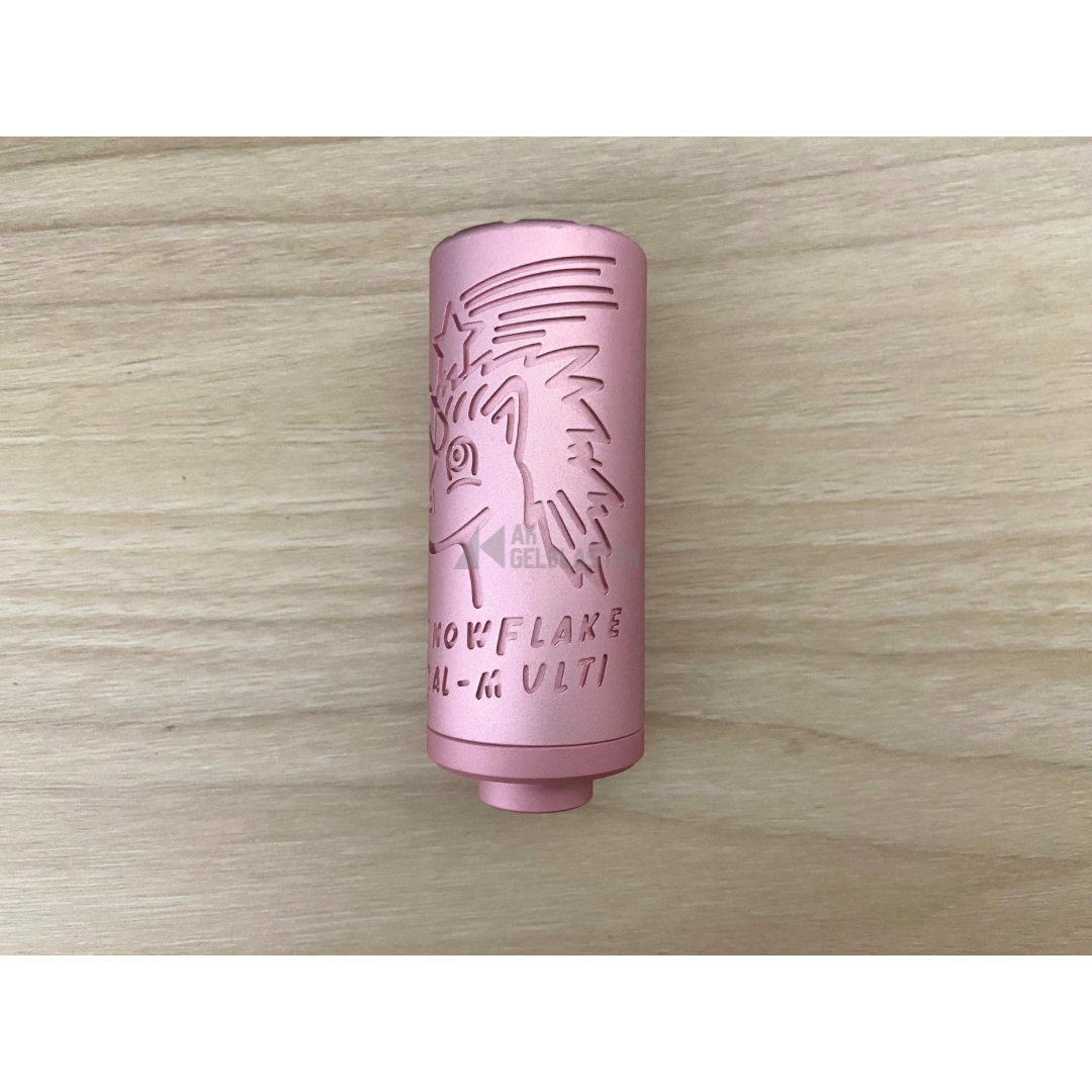 Unicorn Silencer with Standalone Smoke Tracer ( Black/ Dark Earth/ Pink)
