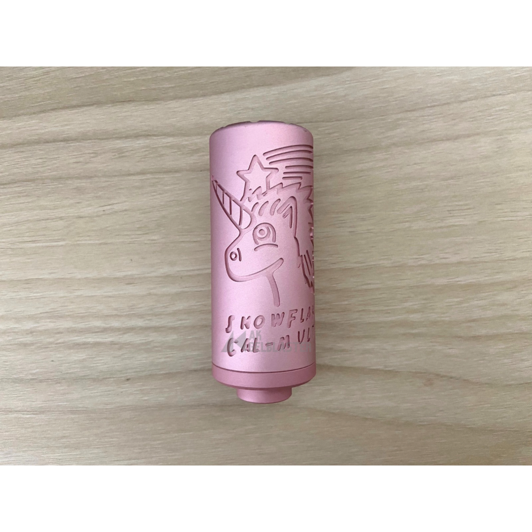 Unicorn Silencer with Standalone Smoke Tracer ( Black/ Dark Earth/ Pink)