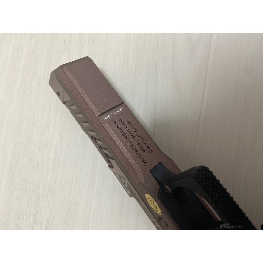 RWA Nighthawk Custom Sand Hawk Gel Blaster GBB Pistol - AKgelblaster