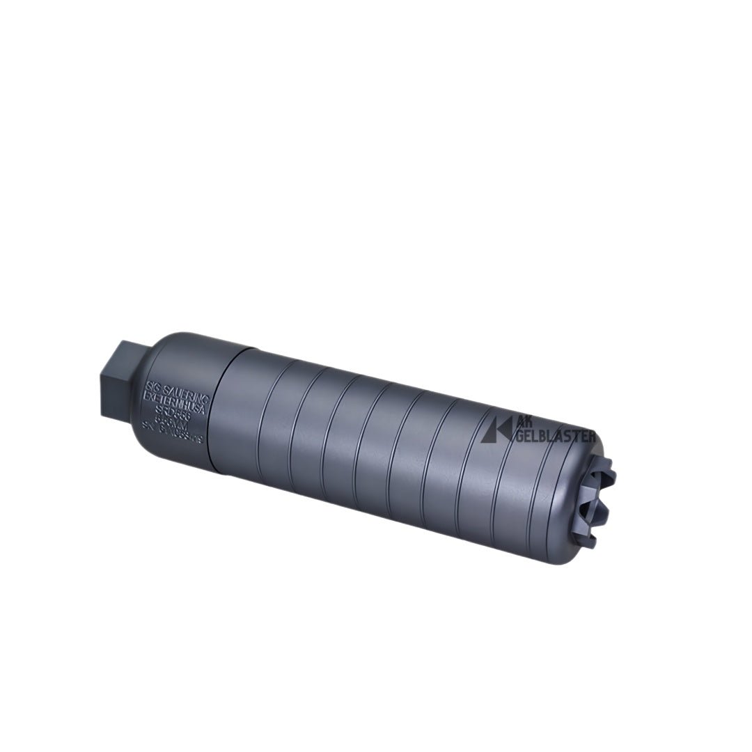 SG - Style Heavy - Duty CNC Aluminum Mock Suppressor (14mm CCW) - AKgelblaster