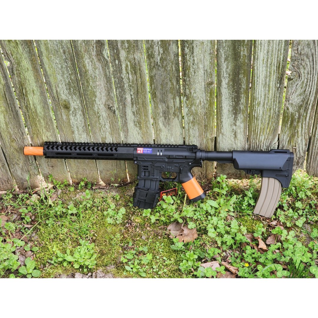SLONG ULTRA LIGHT M4 Metal Tactical Gel Blaster - TAN and BLACK color - AKgelblaster