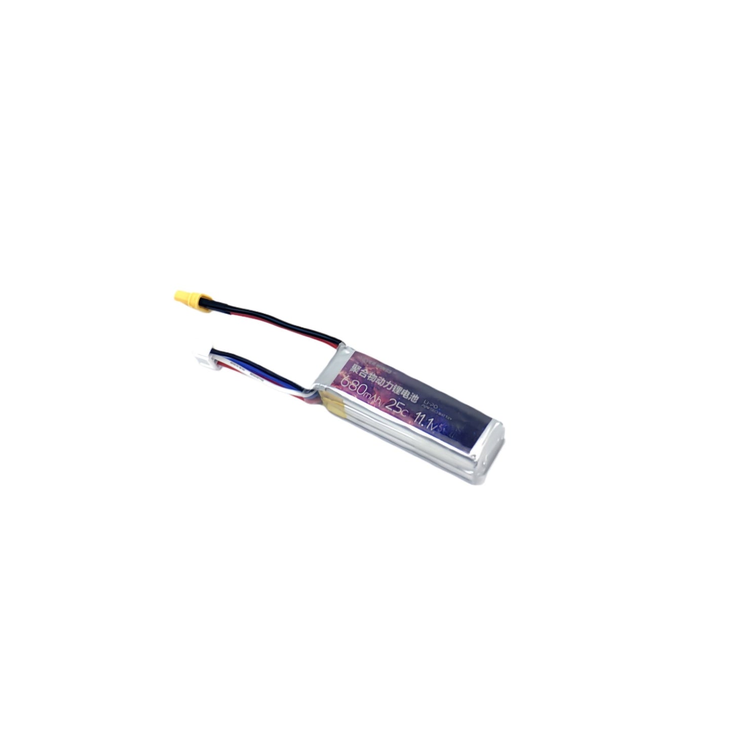 XT30 25c 680mAh XT30 Battery (61cm Short for DS/ Honey Badger/ UZI) - AKgelblaster