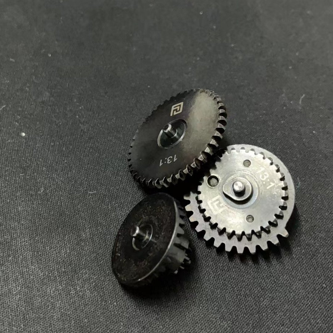 40 Steel CNC machined high speed metal gear set 18:1 - AKgelblaster