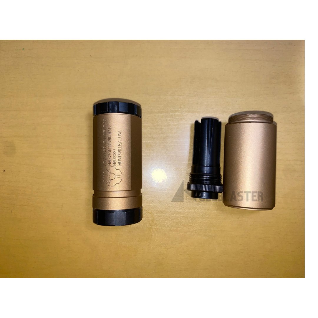 AAC Halcyon Style Suppressor/ Silencer for Gel Blaster - AKgelblaster