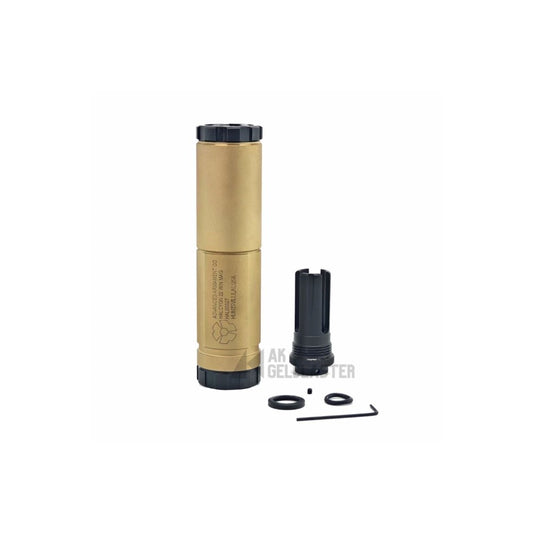 AAC Halcyon Style Suppressor/ Silencer for Gel Blaster - AKgelblaster