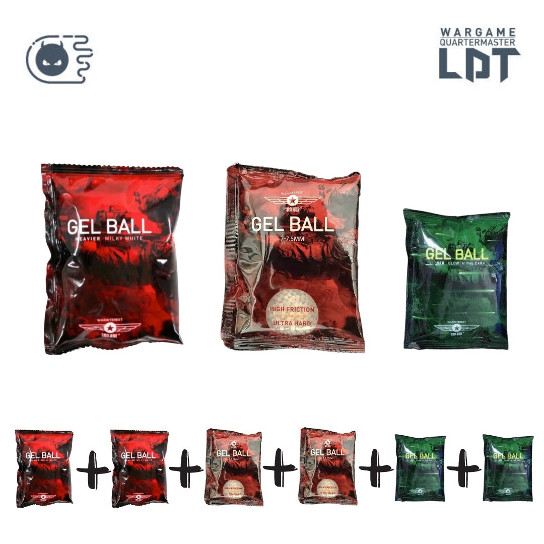GEL BALLS LDT experience pack (6 bags best value in USA) - AKgelblaster