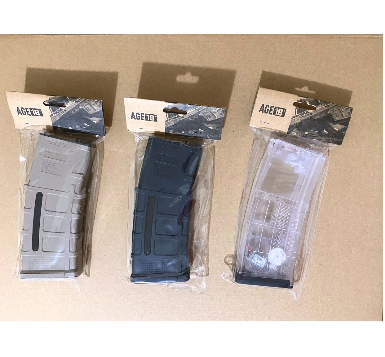 JINGJI Gel Blaster Transparent Magazine fits SLR SR16 PDX - AKgelblaster