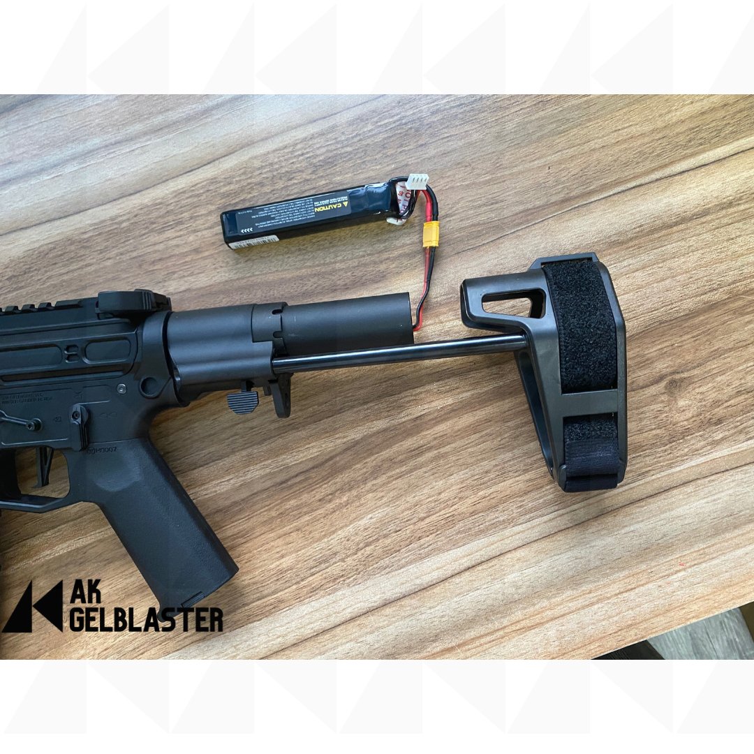 JINGJI SLR CQB v4 Gel Blaster - Grey - limited edition - AKgelblaster