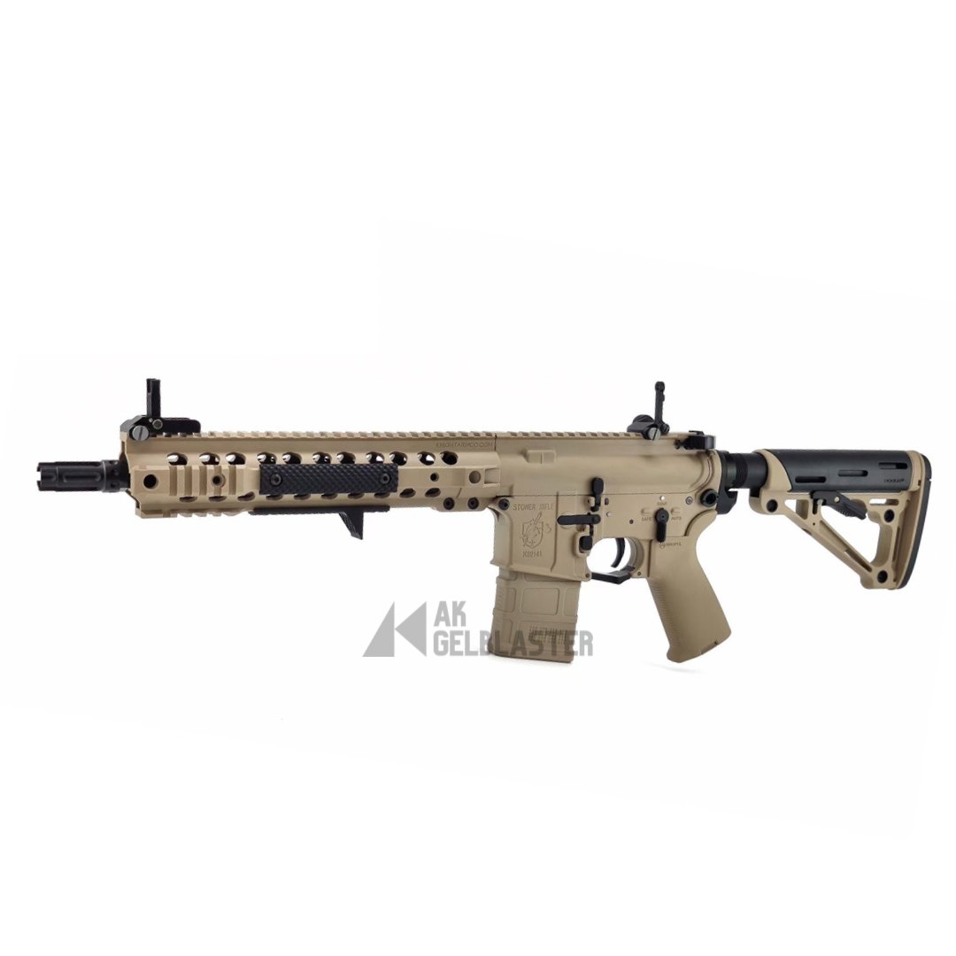 JINGJI SR16 Gel Blaster with split type metal gearbox in Tan - AKgelblaster