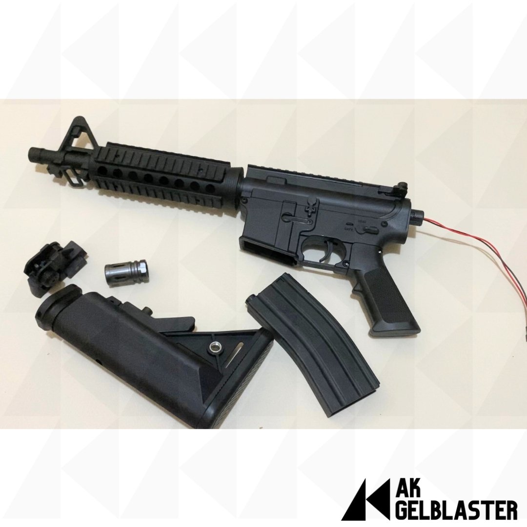 JM New Gen 8 M4A1 Gel Blaster with metal barrel and metal gears (Apr 2023 new version) - AKgelblaster