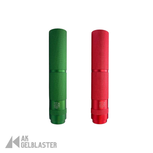 KSC silencer for gel blaster green red version - AKgelblaster