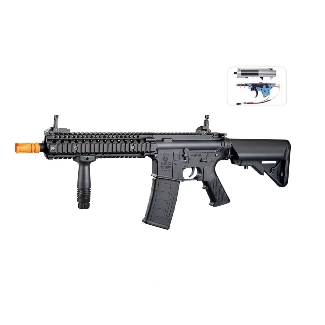 SIJUN MK18 CQB Version 3 Gel Blaster with split-type metal gearbox and blowblack - AKgelblaster