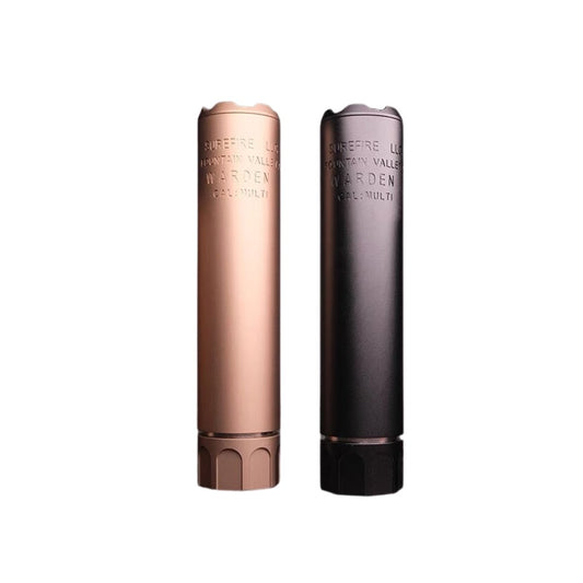 SOCOM -14mm Metal Suppressor Silencer BLACK TAN - AKgelblaster