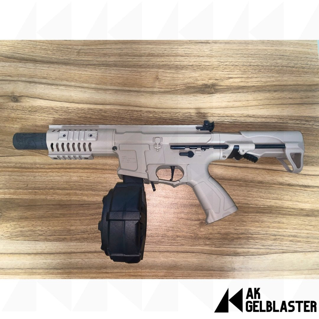 TG ARP9 GEL BLASTER V2 TAN with Drum and Mag June 2023 version - AKgelblaster