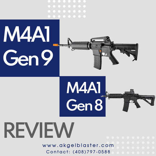 Review differences between Jinming M4A1 Gen 8 and M4A1 Gen 9 - AKgelblaster