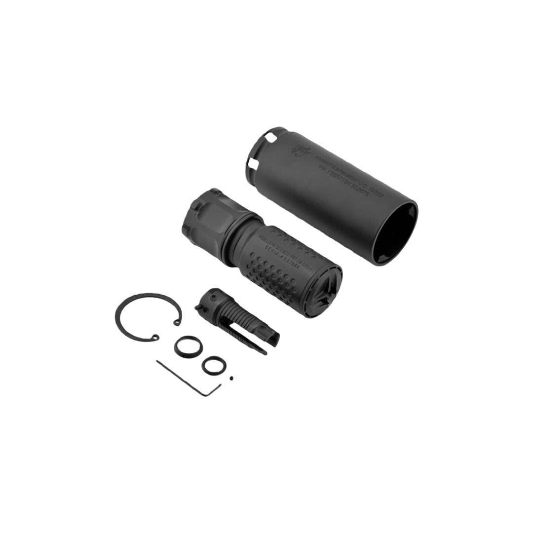 CNC Alloy QDC / MCQ-PRT Suppressor - Black/FDE (GEL BLASTER / AIRSOFT)