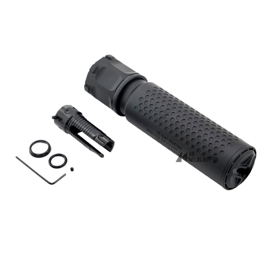 KAC Style CRS-PRT Suppressor/Silencer for Gel Blaster and Airsoft AEG