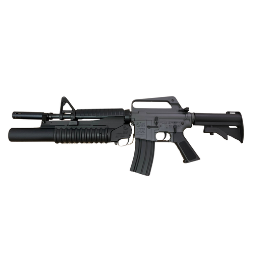 E&C XM177E2 with M203 Grenade Launcher Rifle Gel Blaster