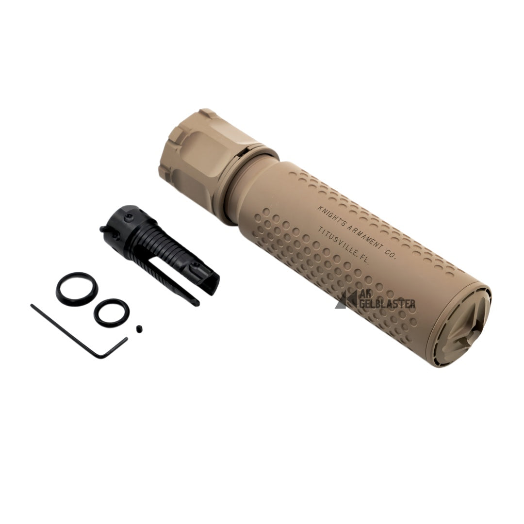 KAC Style CRS-PRT Suppressor/Silencer for Gel Blaster and Airsoft AEG
