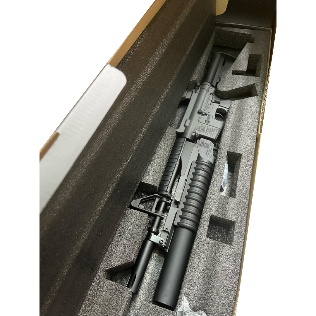 E&C XM177E2 with M203 Grenade Launcher Rifle Gel Blaster