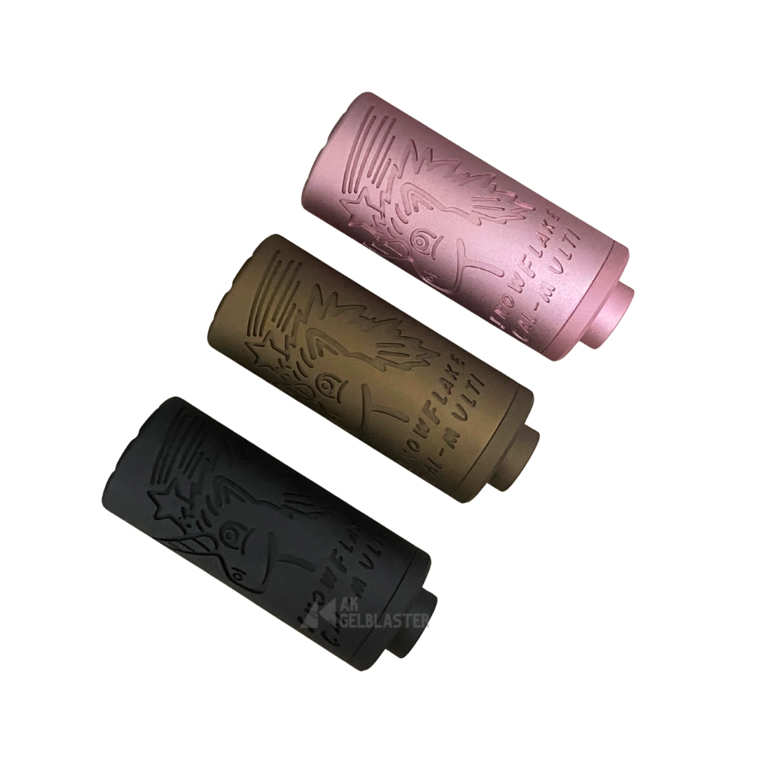 Unicorn Silencer with Standalone Smoke Tracer ( Black/ Dark Earth/ Pink)