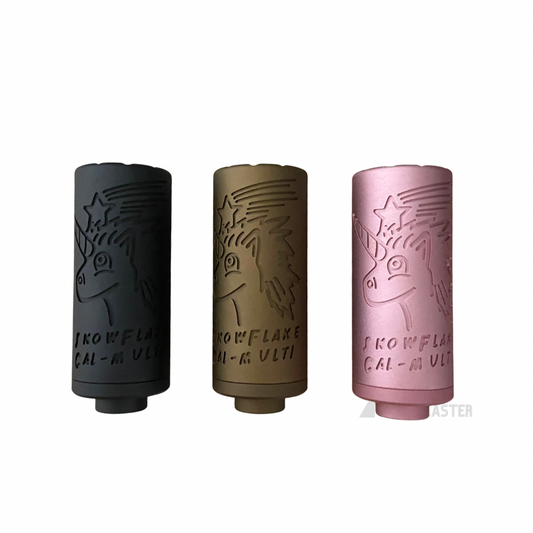 Unicorn Silencer with Standalone Smoke Tracer ( Black/ Dark Earth/ Pink)