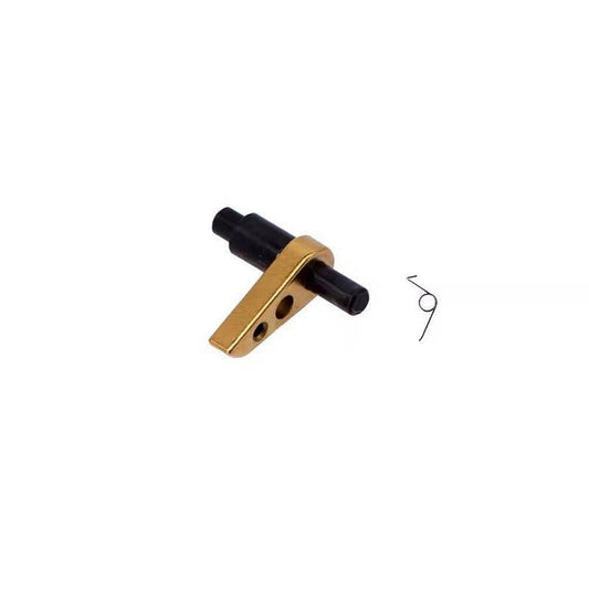 Anti Release Latch with spring (long) for CYMA gearbox - AKgelblaster