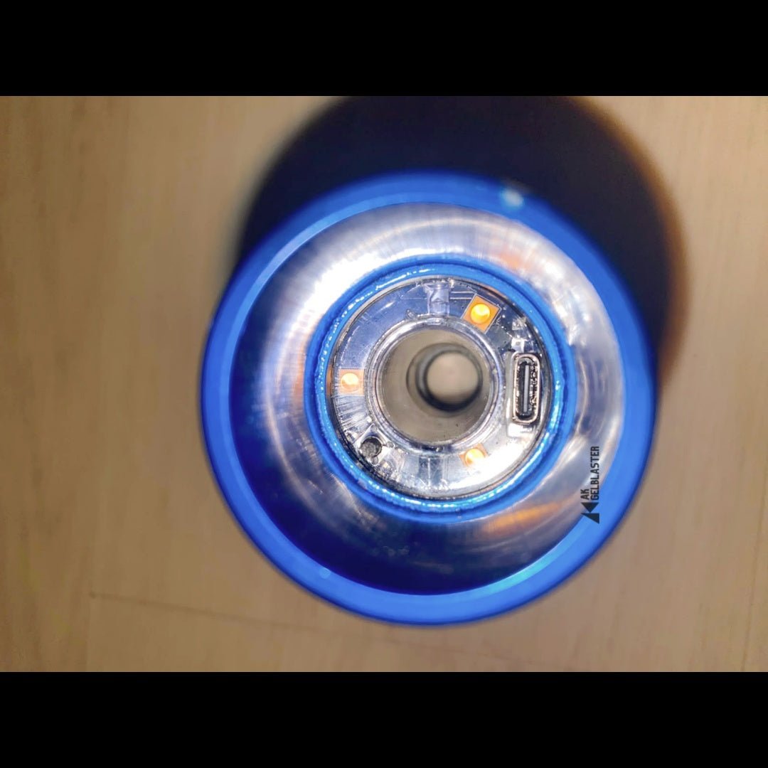 Blue Can Training Suppressor with Smoke Tracer Unit - AKgelblaster