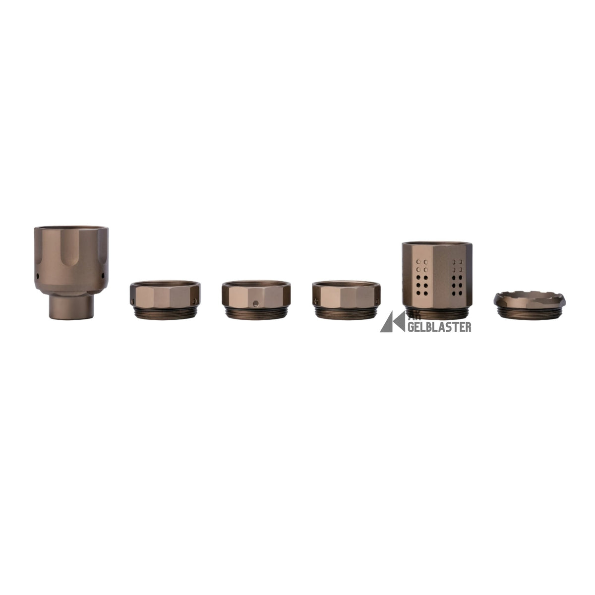 CNC Metal SI Modular Suppressor - Linear Compensator - AKgelblaster