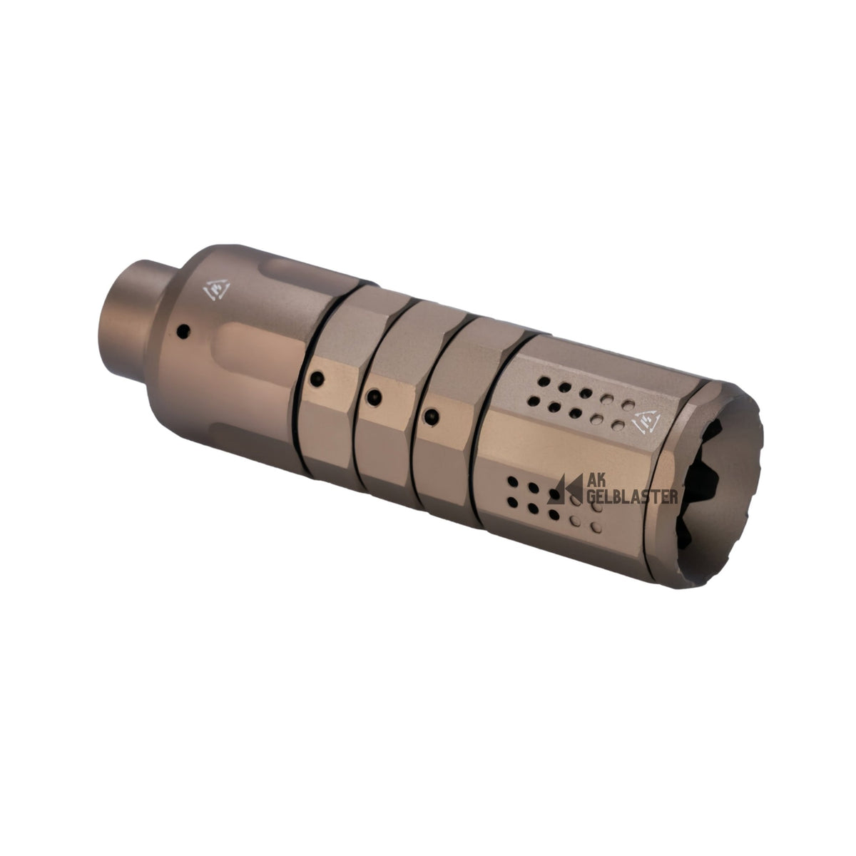 CNC Metal SI Modular Suppressor - Linear Compensator - AKgelblaster