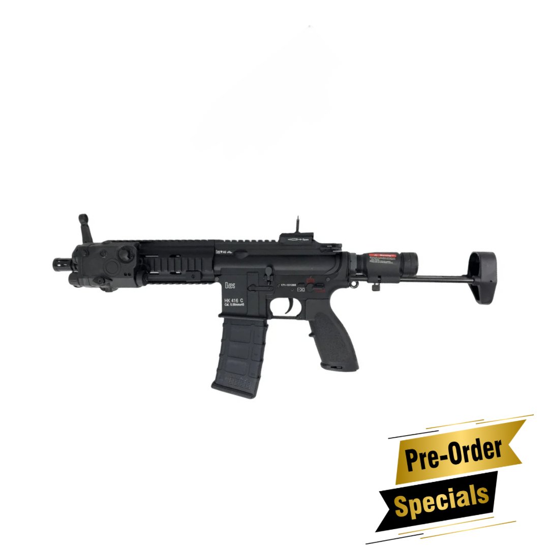 E&C 416C PDW Assault Rifle Full Metal Gel Blaster (Pre-order Special P ...