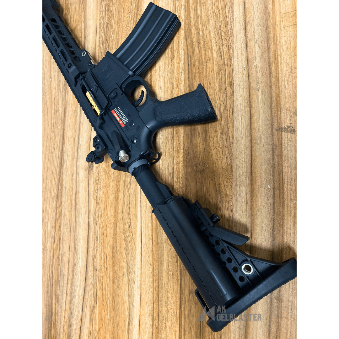 E&C Licensed SAI-T2 13.5 inch Full Black Metal AR Gel Blaster Replica