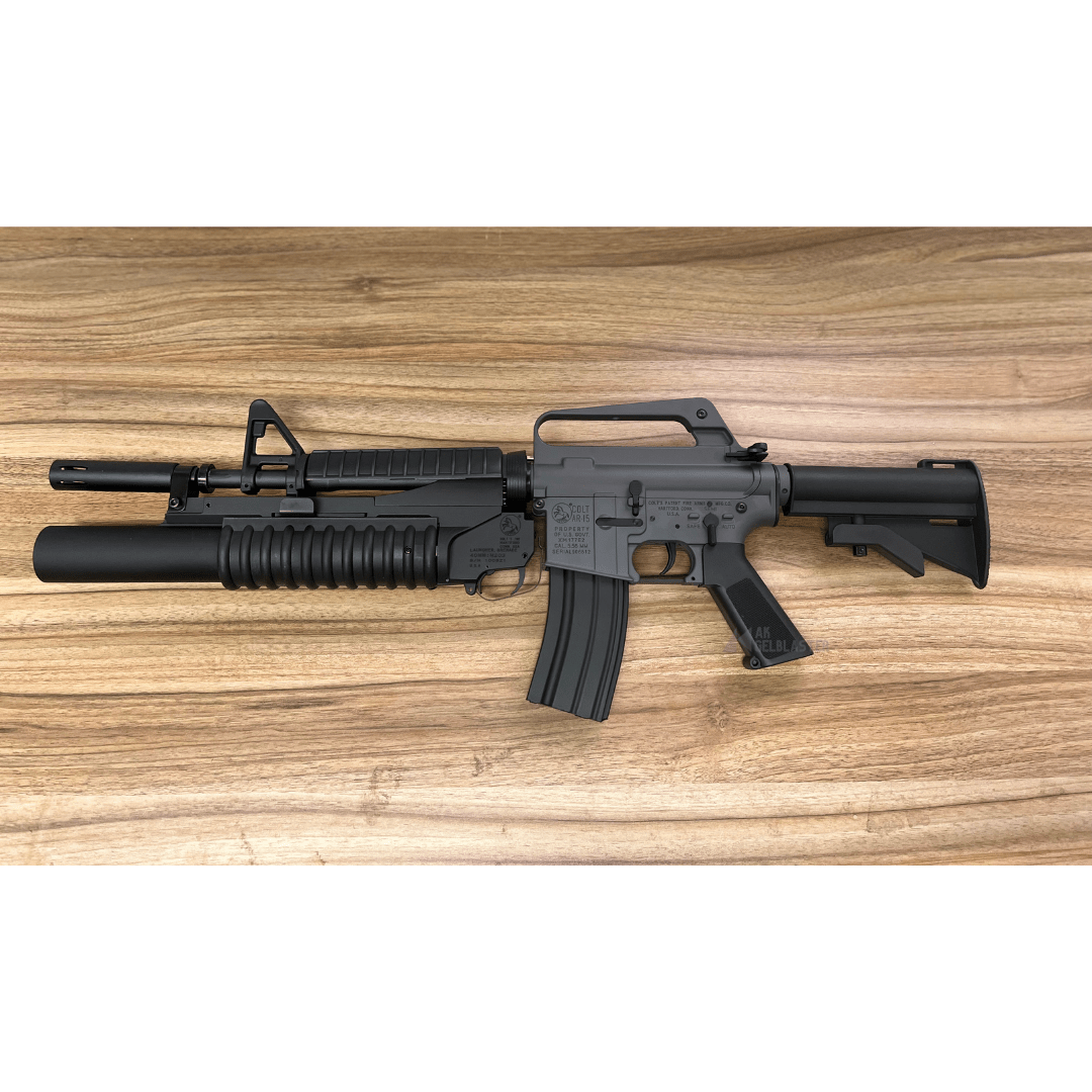E&C XM177E2 with M203 Grenade Launcher Rifle Gel Blaster - AKgelblaster