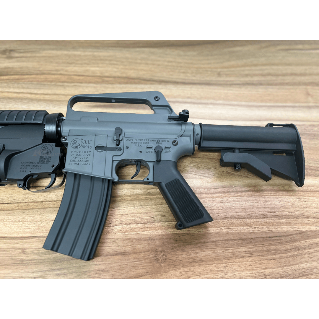 E&C XM177E2 with M203 Grenade Launcher Rifle Gel Blaster - AKgelblaster
