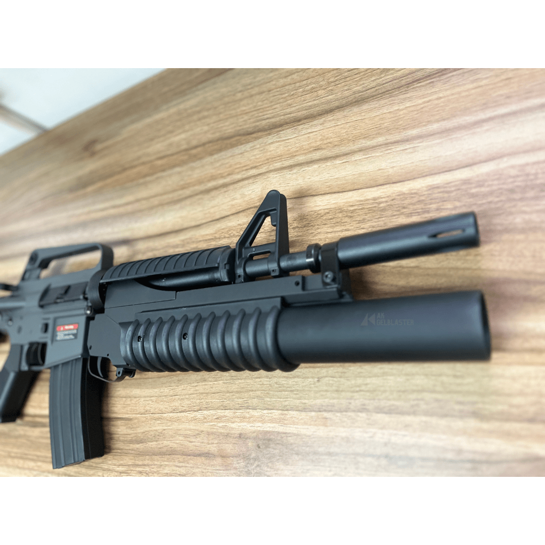 E&C XM177E2 with M203 Grenade Launcher Rifle Gel Blaster - AKgelblaster