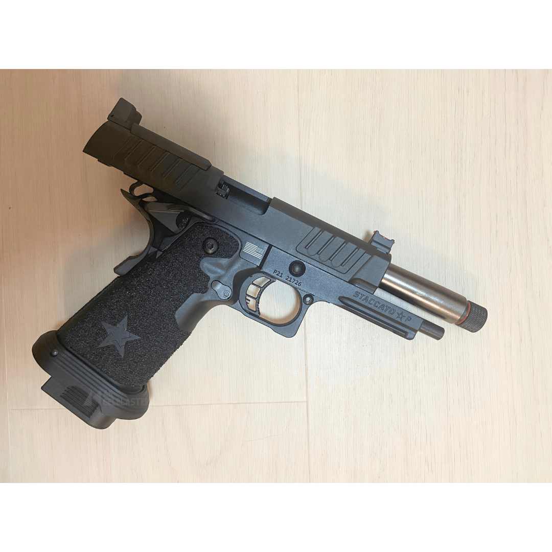 EMG Licensed Staccato C2 2011 GBB Pistol Gel Blaster in Black - AKgelblaster