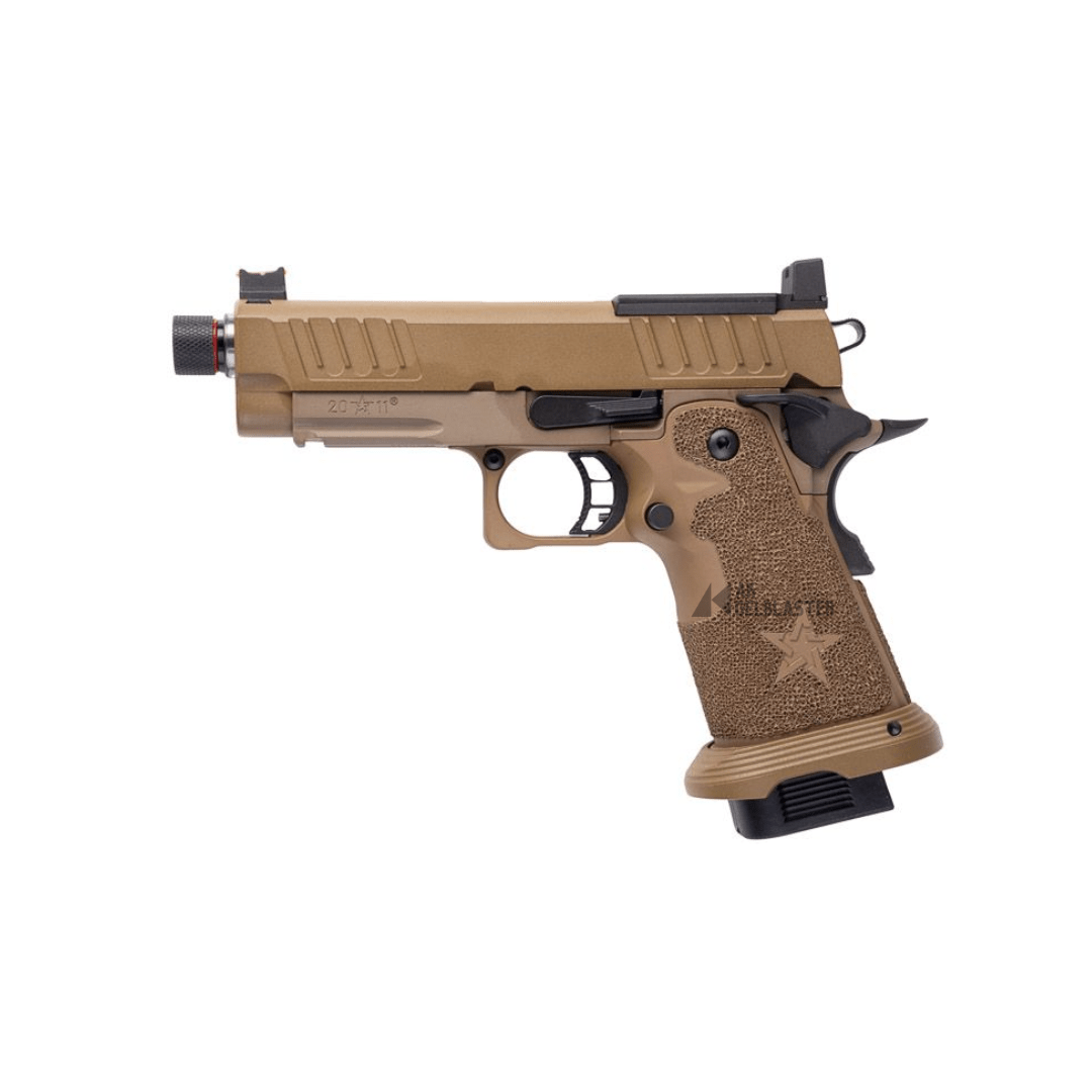 EMG Licensed Staccato C2 2011 GBB Pistol Gel Blaster in FDE - AKgelblaster