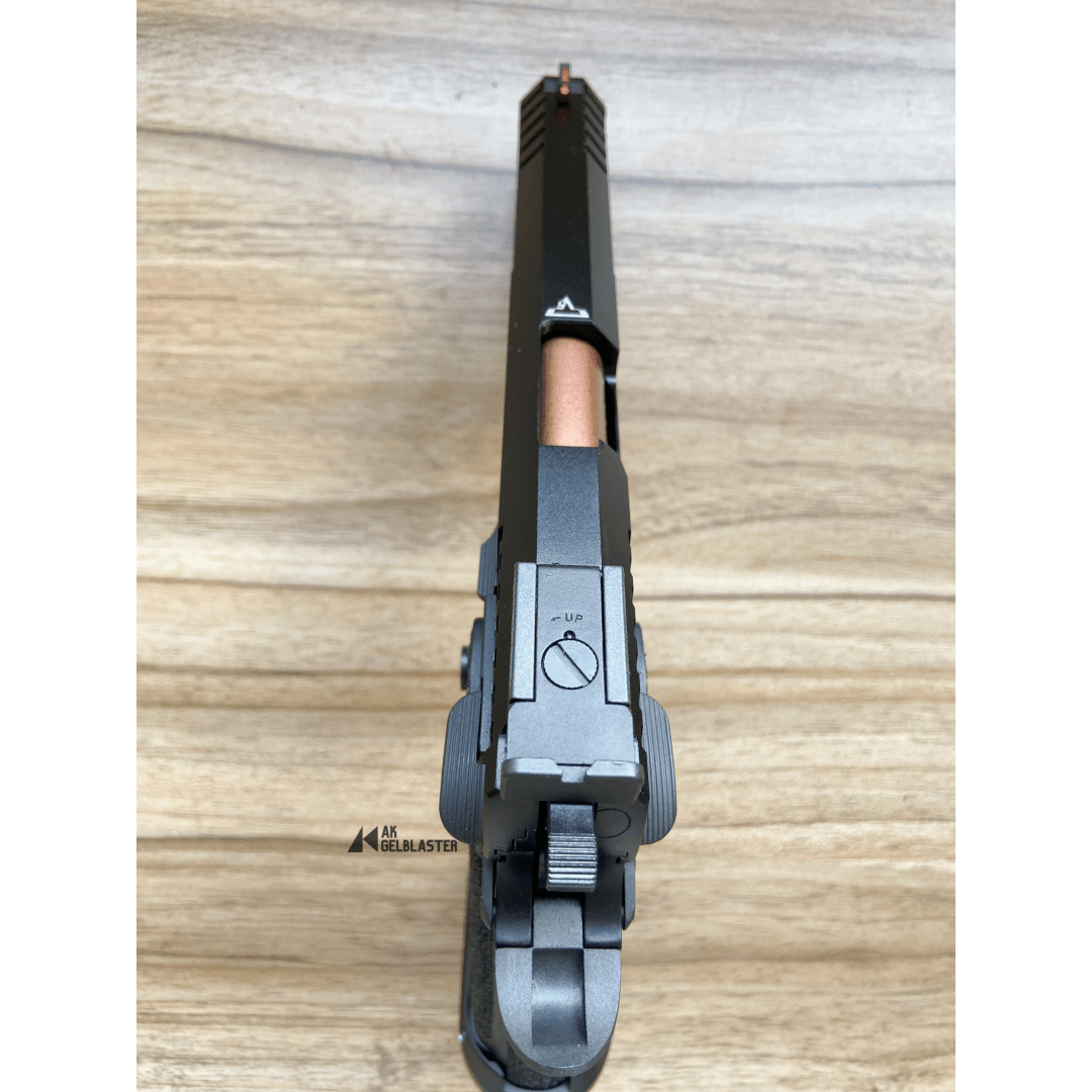 EMG Staccato 2011 X TTI JW3 Combat Master GBB Gel Blaster Pistol - AKgelblaster