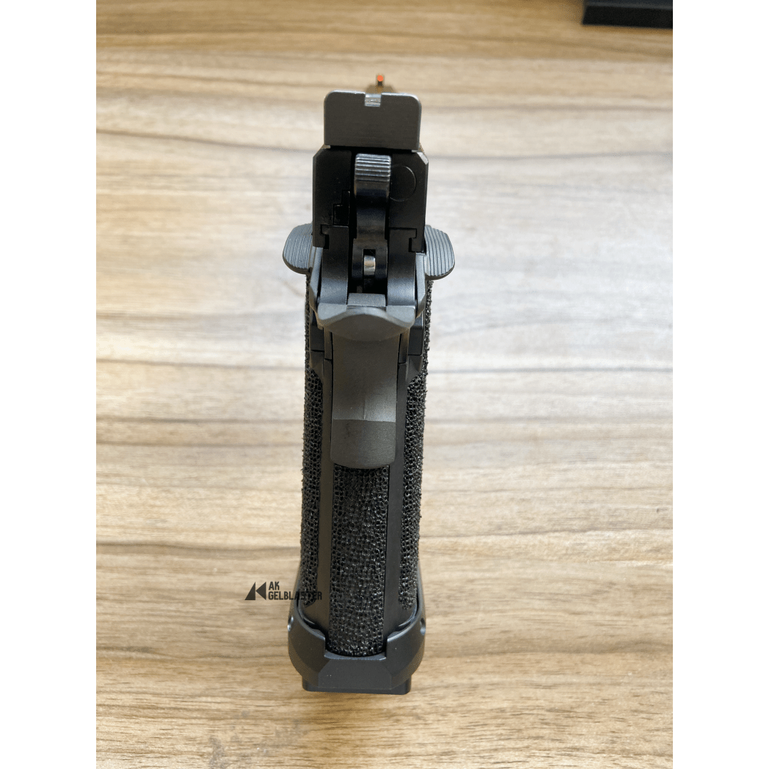 EMG Staccato 2011 X TTI JW3 Combat Master GBB Gel Blaster Pistol - AKgelblaster