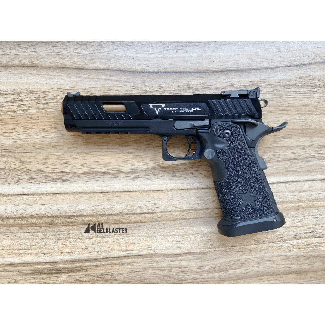 EMG Staccato 2011 X TTI JW3 Combat Master GBB Gel Blaster Pistol - AKgelblaster