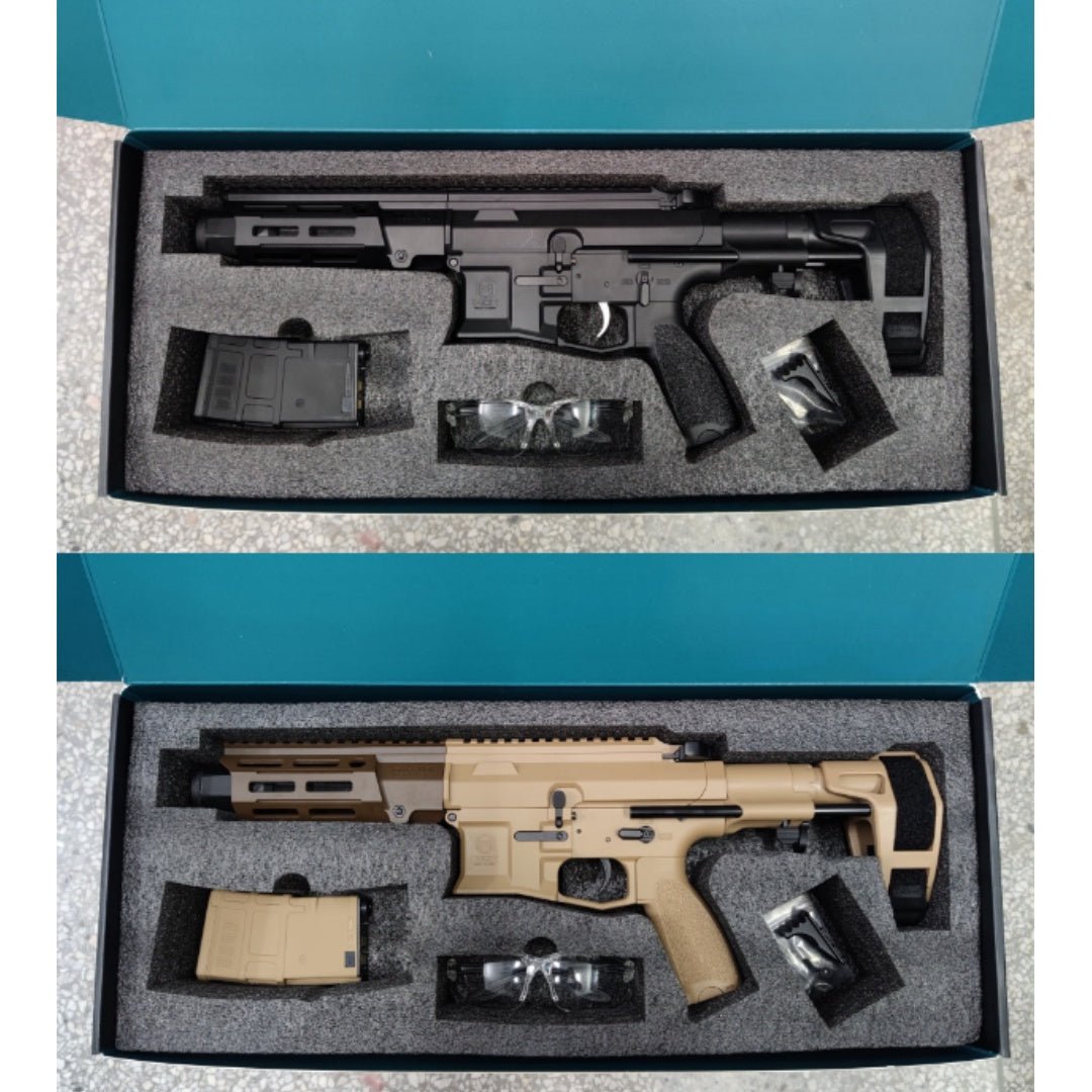 JINGJI PDX CQB Gel Blaster in TAN /BLACK (Gen 2 released in 2025) - AKgelblaster