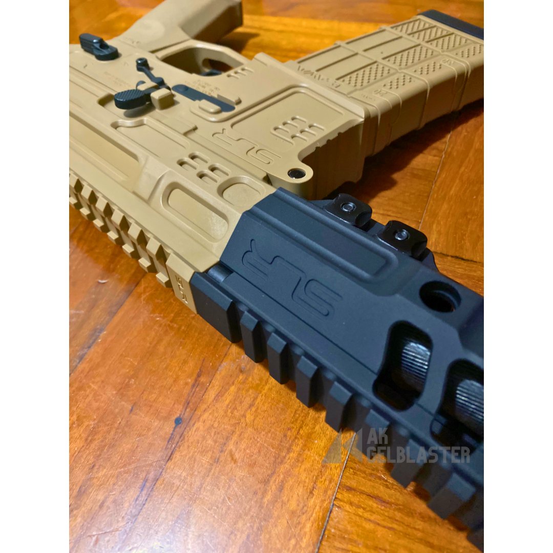 JINGJI SLR SD 7.25 Gel Blaster Tan - MOSFET Installed Gearbox - June 2024 - AKgelblaster