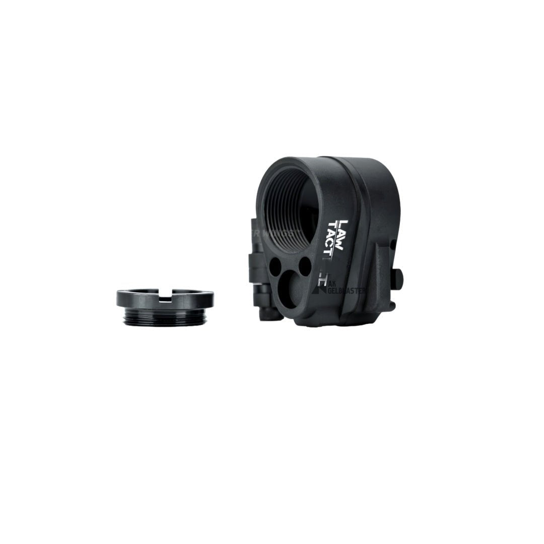 Law Tac Folding Stock Adapter for AEG receiver with threading - AKgelblaster