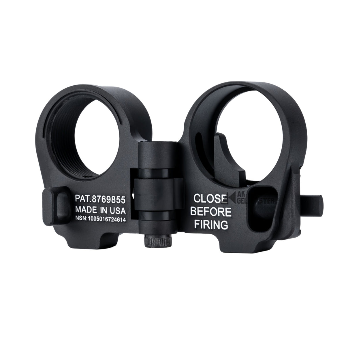 Law Tac Folding Stock Adapter for AEG receiver with threading - AKgelblaster