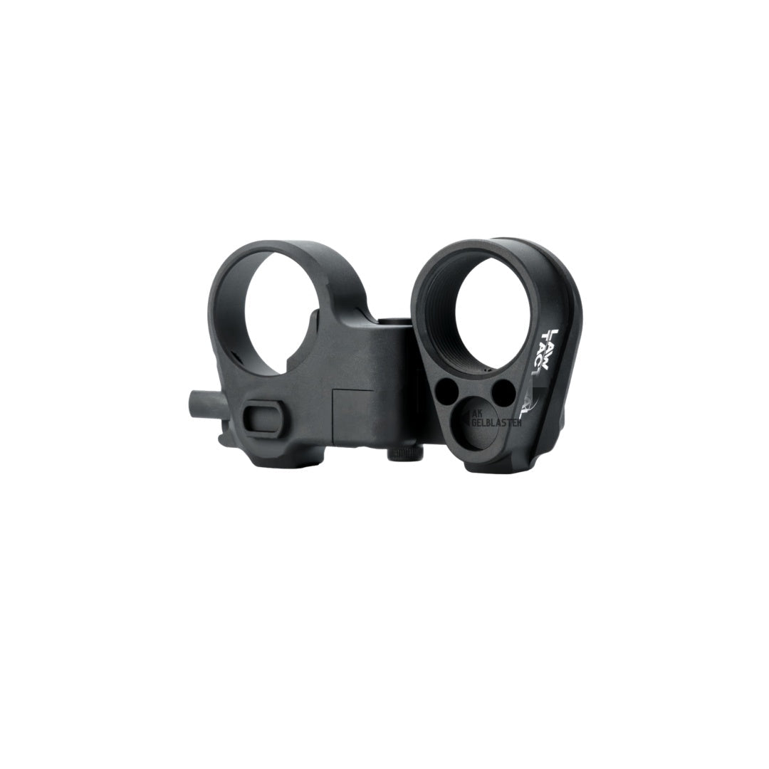 Law Tac Folding Stock Adapter for AEG receiver with threading - AKgelblaster