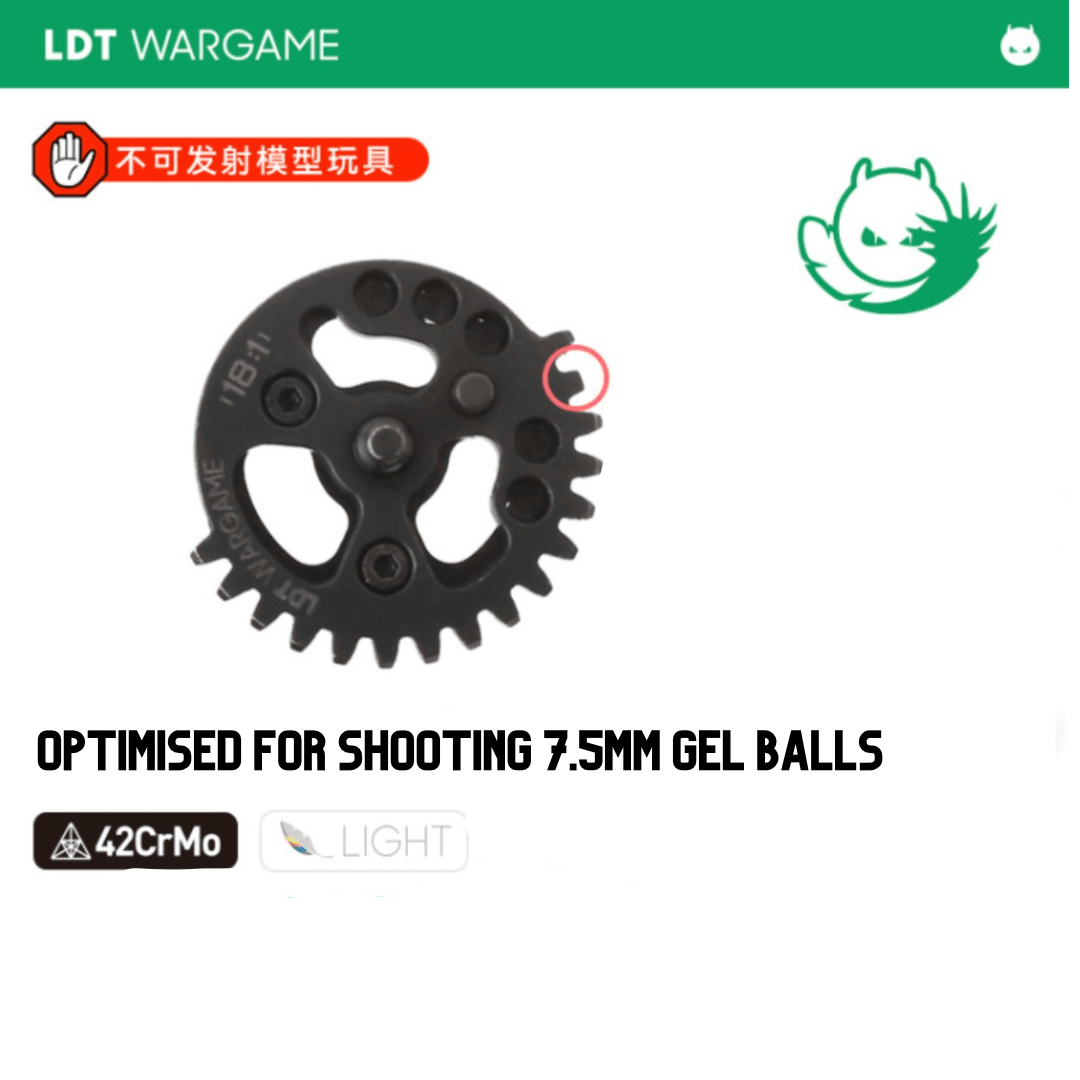 LDT Light Weight CNC gearset for Gel Blaster - AKgelblaster