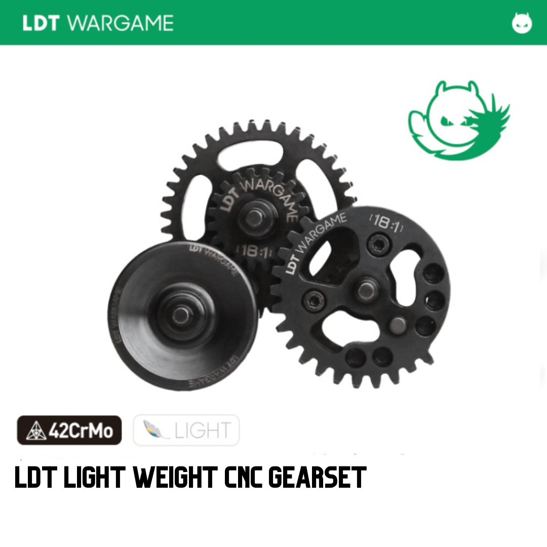 LDT Light Weight CNC gearset for Gel Blaster - AKgelblaster