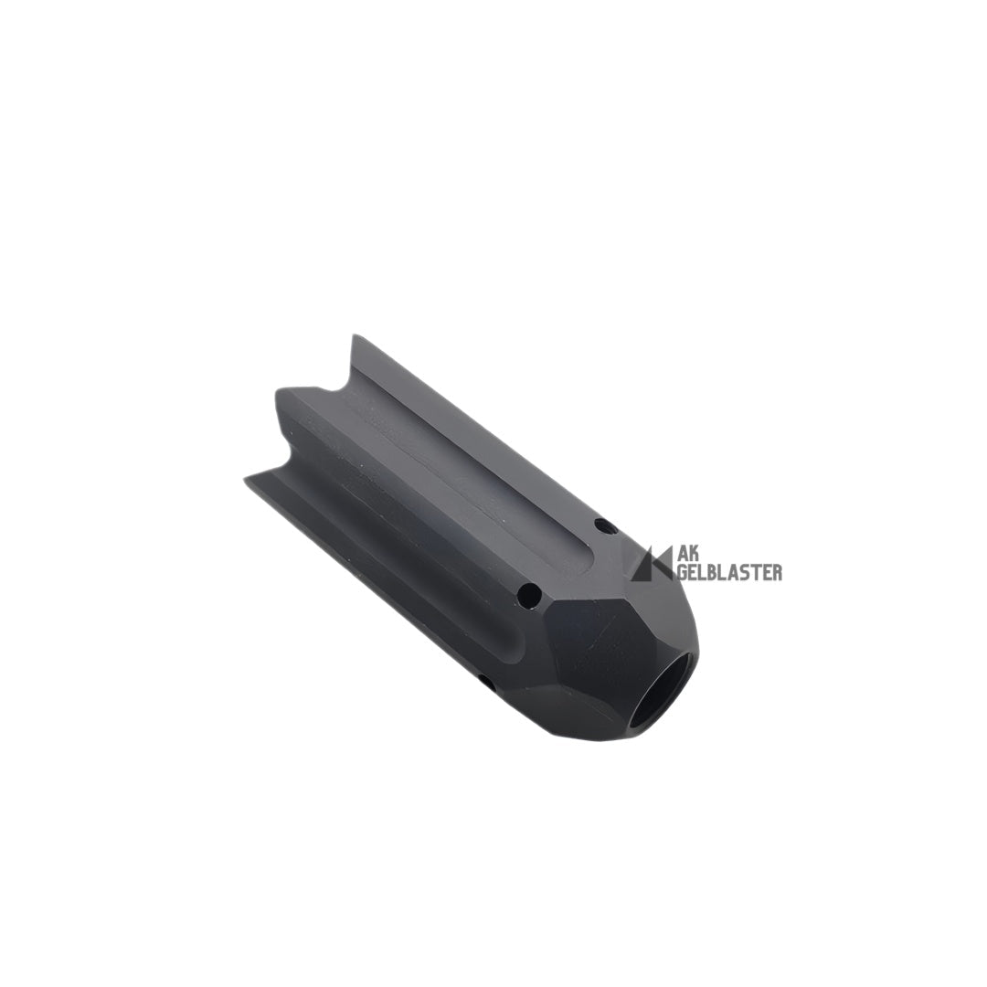 Linear Straight - Flute Radial Muzzle Device (14mm CCW) - AKgelblaster