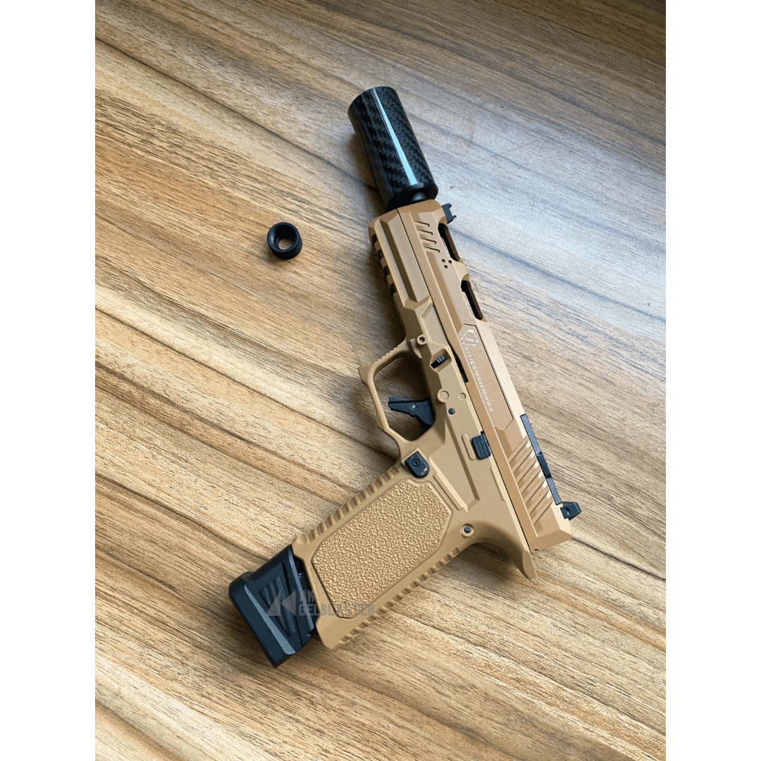 New Galaxy v6.0 SI Pistol Black/Tan (Drum Option Available) - AKgelblaster