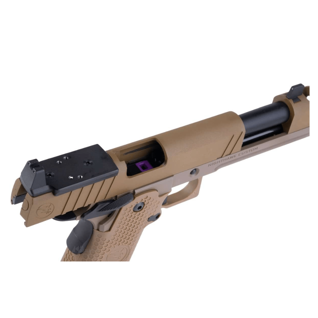 RWA Nighthawk Custom Sand Hawk Gel Blaster GBB Pistol - AKgelblaster